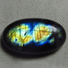 New Madagascar - LABRADORITE - TOval Cabochon Huge size - 20x36 mm Gorgeous Strong Multy Fire